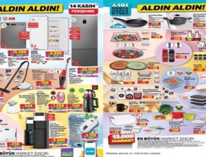 14 Kasım A101 Aktüel Kataloğu: İndirimli Ürünler ve Fiyat Listesi! A101’e bu hafta neler geliyor?