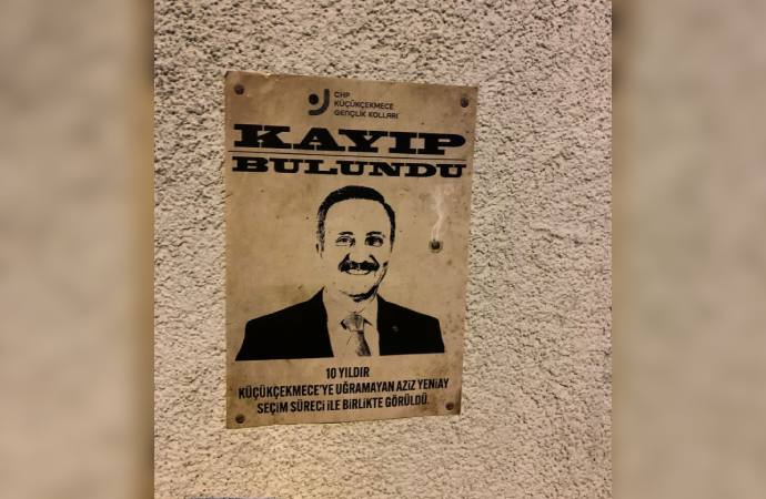 Bu afişi asan gençler gözaltına alındı!
