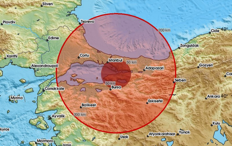 İstanbul ve çevresinde korkutan deprem!