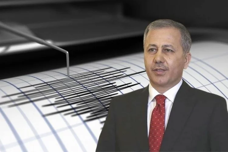 Marmara Denizi'nde korkutan deprem! Ali Yerlikaya açıklama yaptı