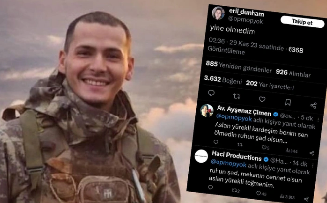 Şehit Teğmen Eril Alperen Emir'in son mesajı yürek dağladı!