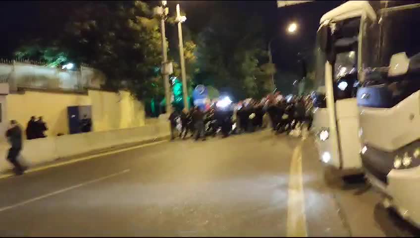 Ankara'da Filistin eylemine polis müdahalesi!