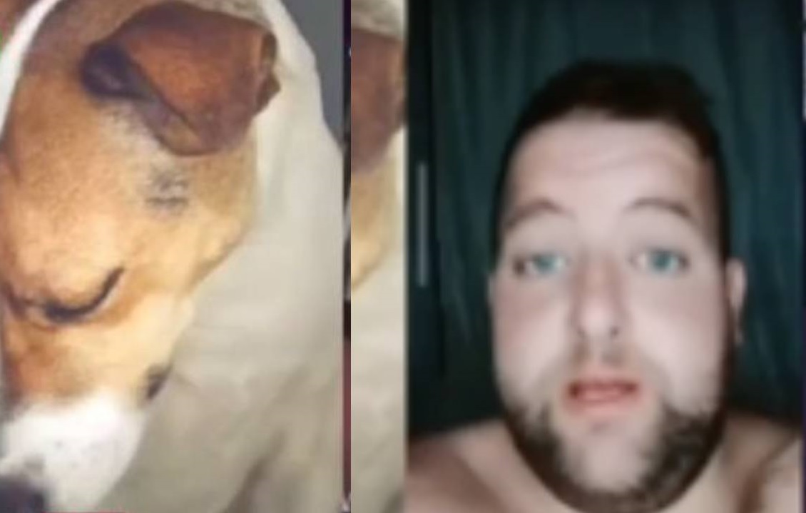 Canlı yayında köpeğine ateş etti! Gözaltına alındı…