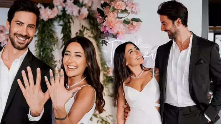 Melek Mosso, manken Serkan Sağdıç ile nişanlandı