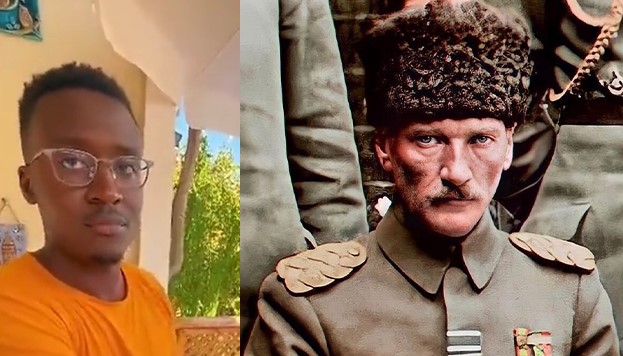 Amerikalı bir genç Atatürk'ten övgüyle bahsetti: 'Bir adamın cesareti sayesinde…'