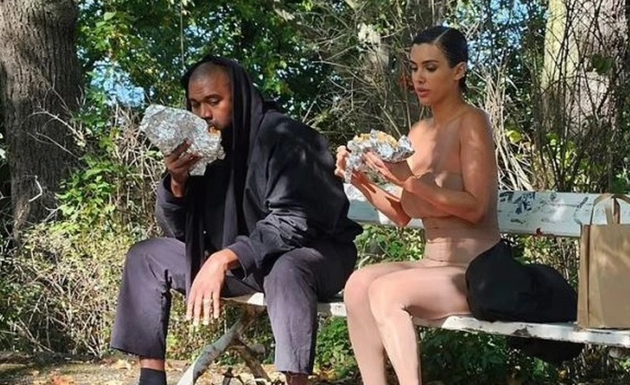 Kanye West ile eşi Türk dönercisinde kuyruğa girdi