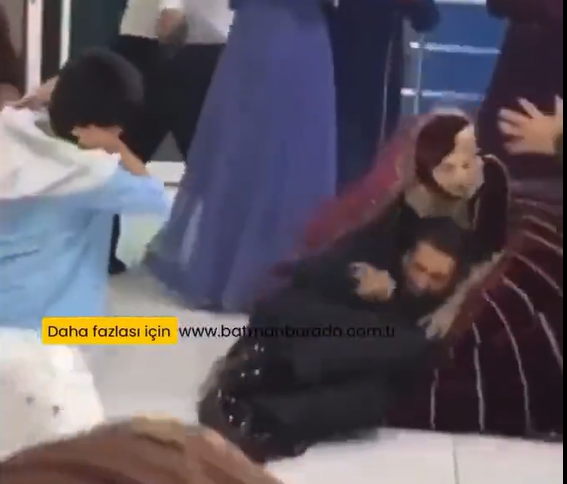 Kıskançlıktan damadı vurdu: Görüntüler saniye saniye kaydedildi