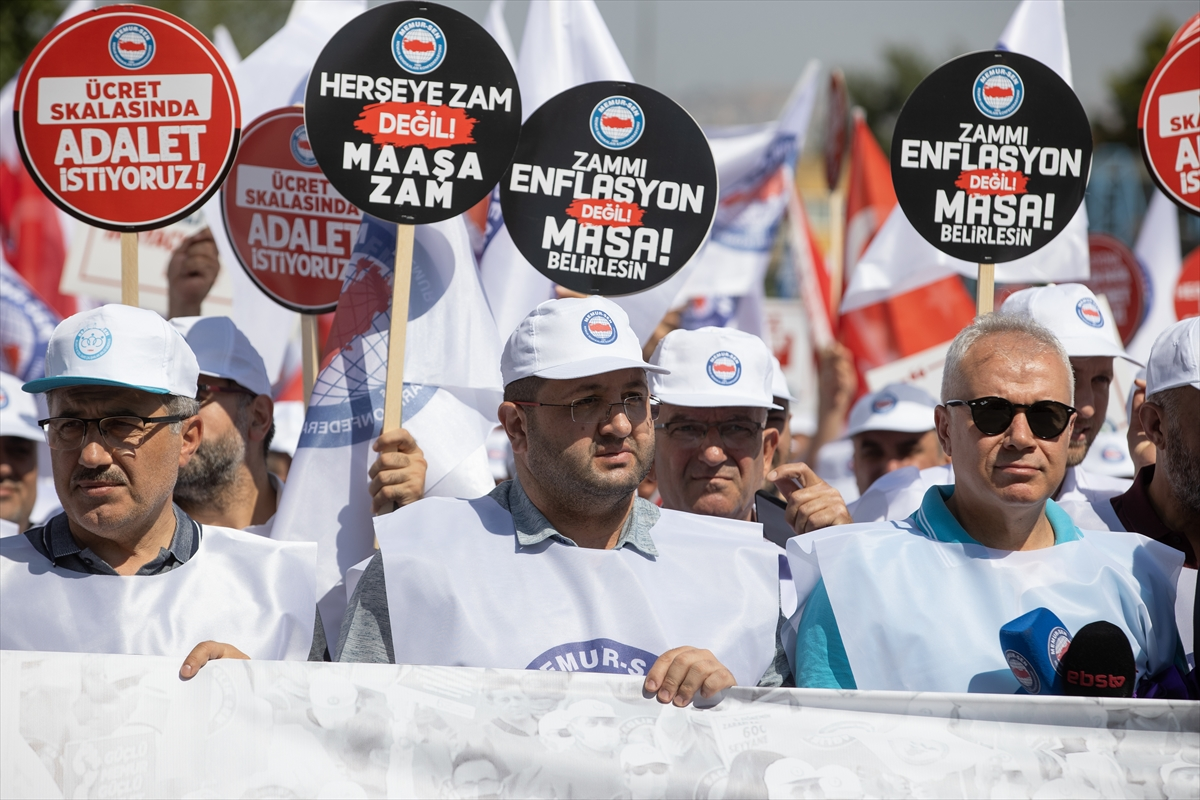 Memur-Sen 81 ilde eylem yaptı: Gerçekçi teklif bekliyoruz