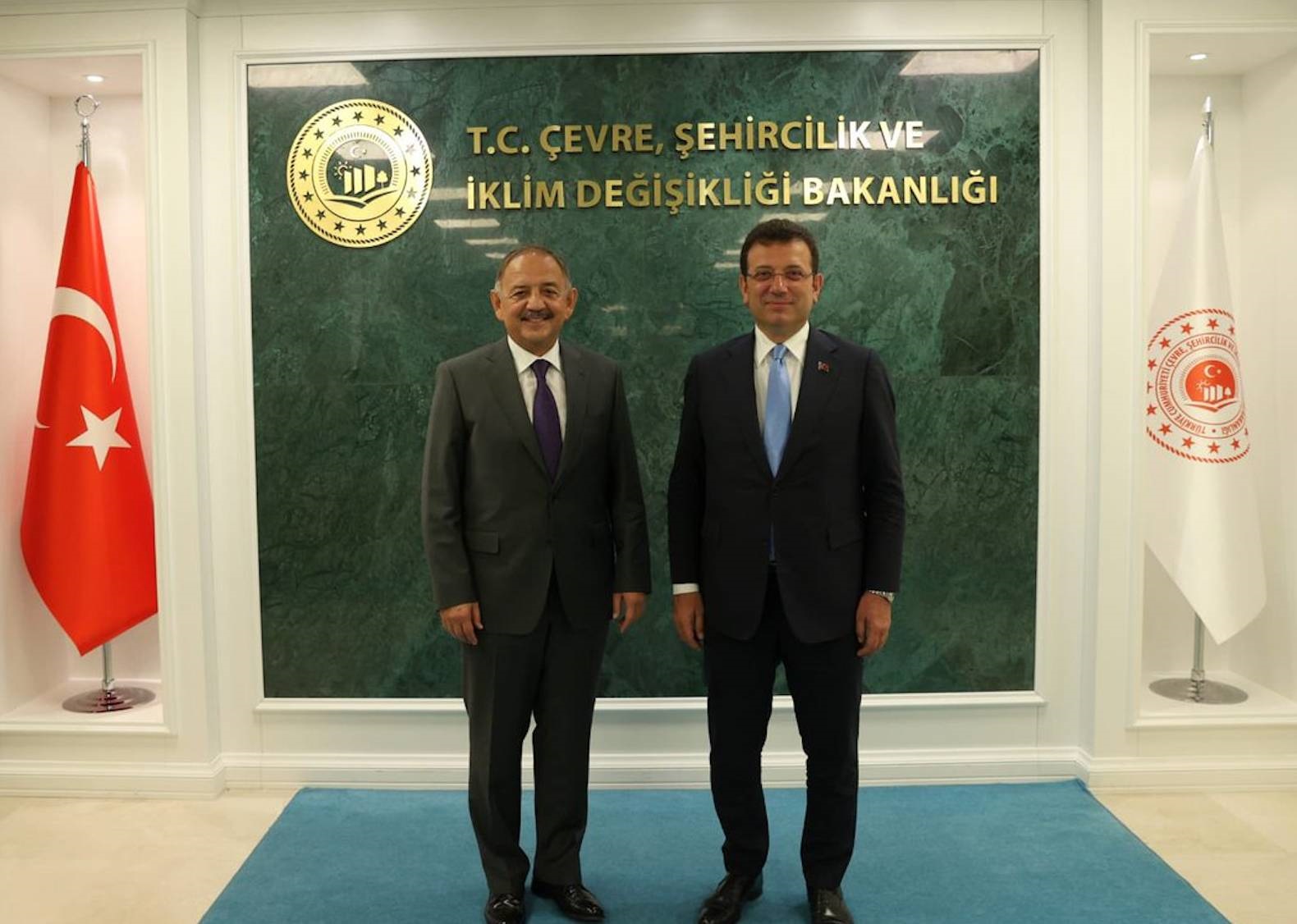 İmamoğlu'ndan Bakan Özhaseki'ye ziyaret: Neler konuşuldu?