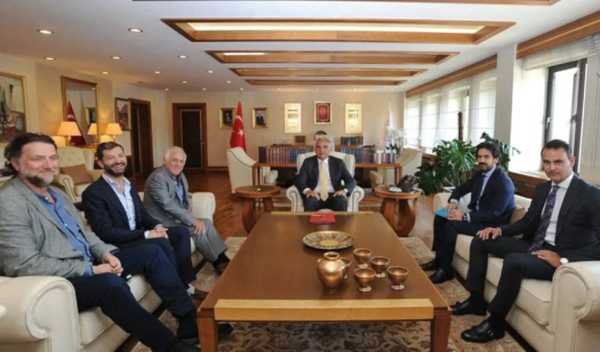 Bakan Ersoy yapımcı James Brock ile bir araya geldi: Ülkemiz cazibe merkezi