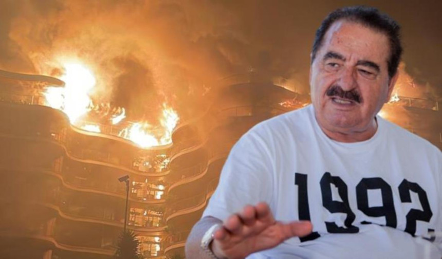 İbrahim Tatlıses'ten ilk açıklama! Konutu yandı, kıl payı kurtuldu…