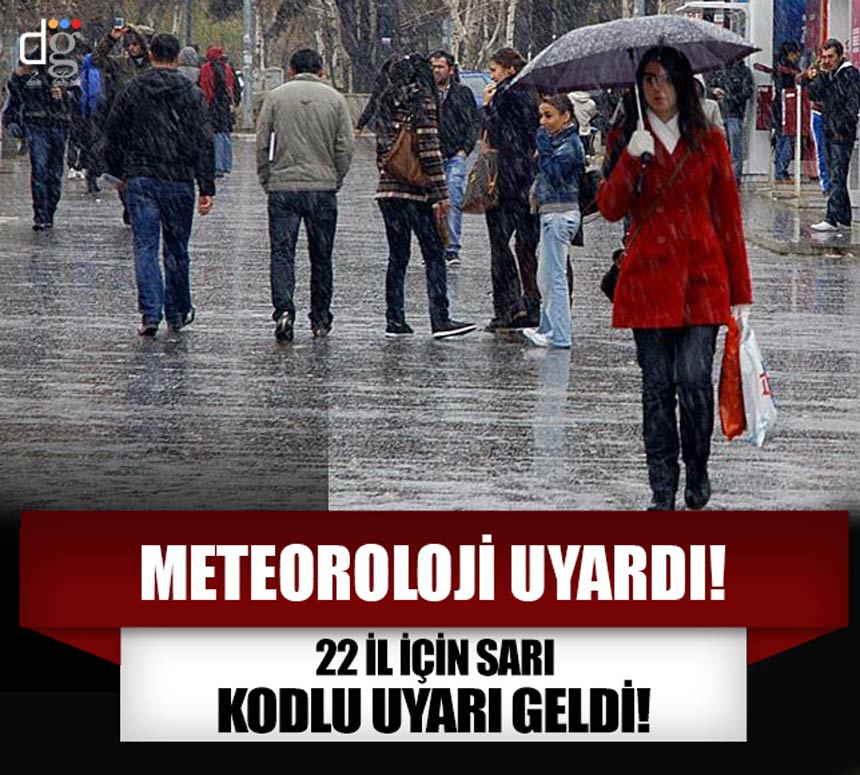 Meteoroloji uyardı! Yer yer gök gürültülü sağanak geliyor…