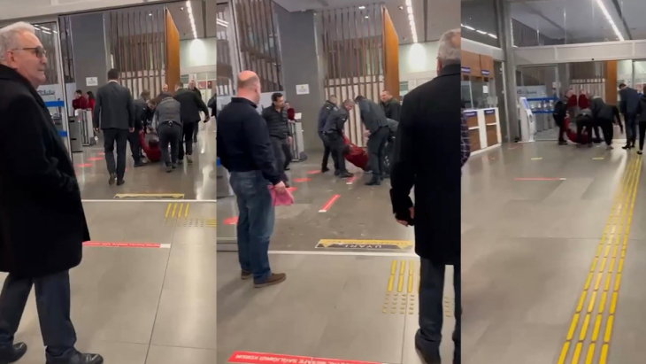 Şişli Belediyesi'nde skandal görüntüler: Temizlik işçisini yaka paça dışarı attılar
