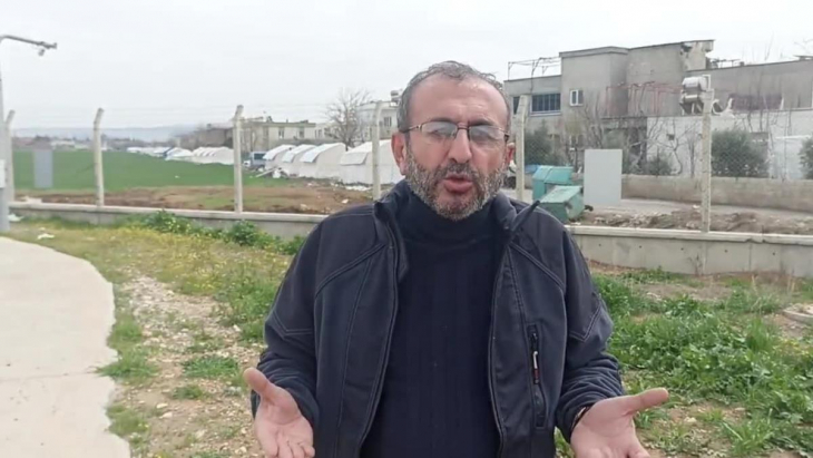 CHP Kahramanmaraş Onikişubat İlçe Başkanı Ünal Ateş'ten olay çadır iddiası!
