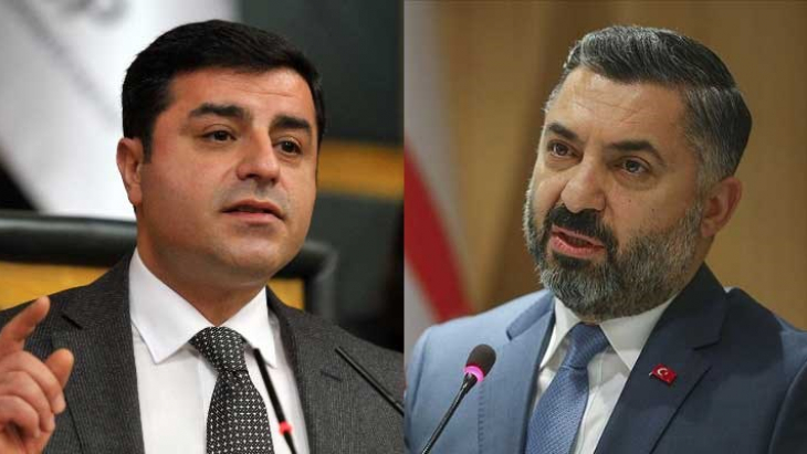 Demirtaş'tan RTÜK Başkanı Şahin'e sert sözler! 'Boş herif, yalan söyleme'
