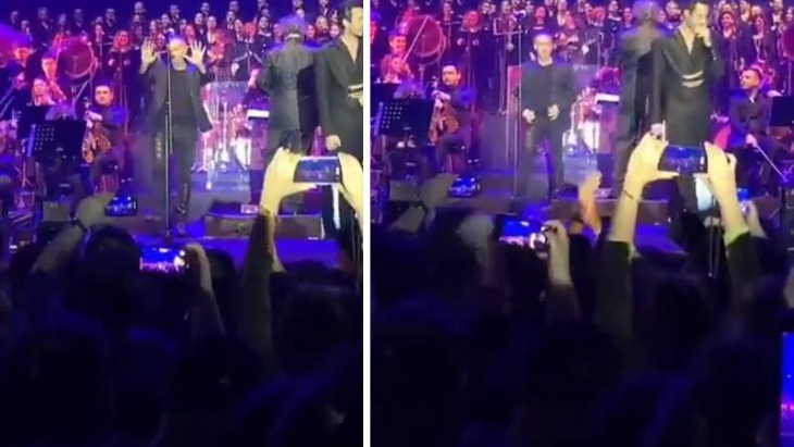 Haluk Levent konserinde 'Hükümet istifa' sloganları atıldı!