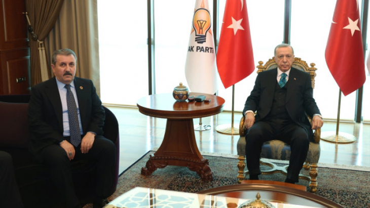 Cumhurbaşkanı Erdoğan'la görüşen Mustafa Destici'den ilk açıklama