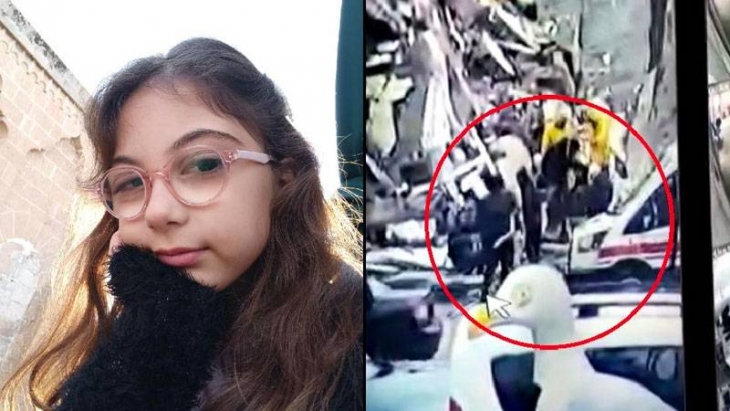 Depremden sonra kaybolan Erva'nın ambulansa götürülme görüntüsü ortaya çıktı!