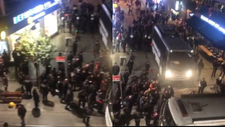 Protesto yapmak isteyen TİP'lilere polis müdahalesi!