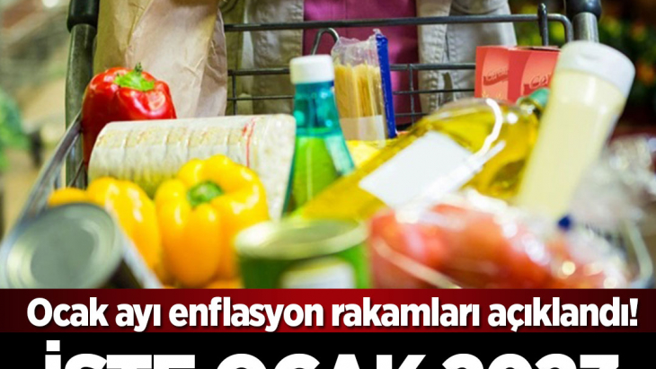Ocak ayı enflasyon rakamları açıklandı! Ocak ayı enflasyon ne kadar? İşte Ocak 2023 enflasyon rakamları..
