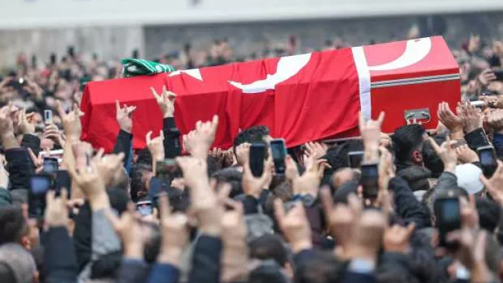 Sinan Ateş'in ablası Erdoğan'ın sözleriyle cenaze görüntülerini paylaştı