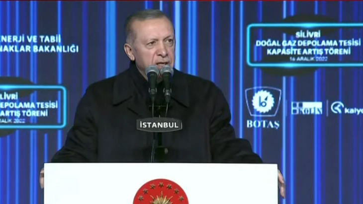 Avrupa'nın en büyük doğalgaz deposu açıldı! Erdoğan'dan flaş açıklama