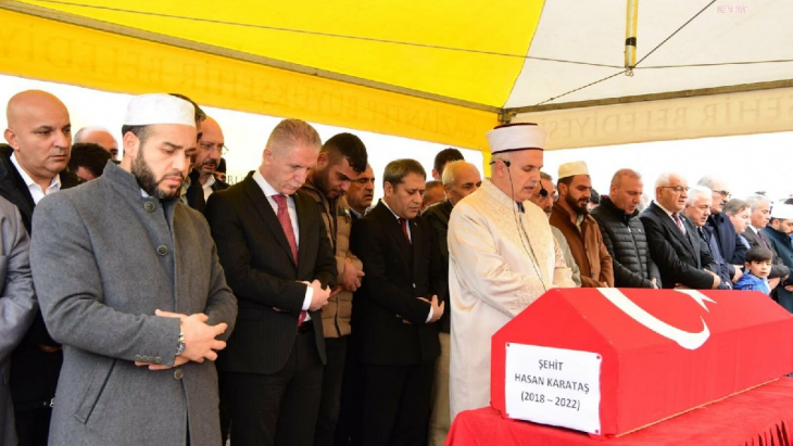 Karkamış saldırısında can veren Hasan Karataş’a veda