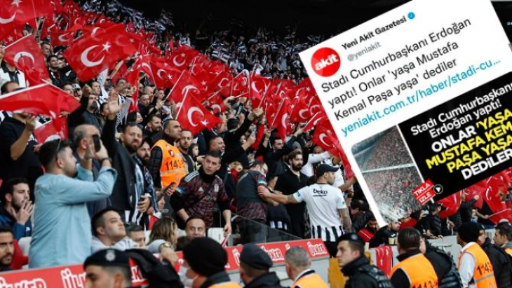 Yeni Akit Yaşa Mustafa Kemal Paşa Yaşa sloganlarından rahatsız oldu! Yeni Akit'e tepki yağıyor