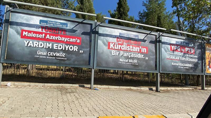 CHP aleyhinde afişleri basan şirketten açıklama geldi