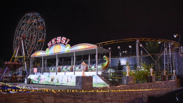 Giresun'da lunaparkta tren raydan çıktı! Komiser yardımcısı yaşamını yitirdi