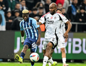 Beşiktaş, galibiyeti olmayan Adana Demirspor’a yenildi
