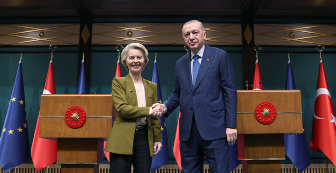 Cumhurbaşkanı Erdoğan, AB Komisyonu Başkanı Leyen ile görüştü: AB, Türkiye’ye 1 milyar euro daha verecek