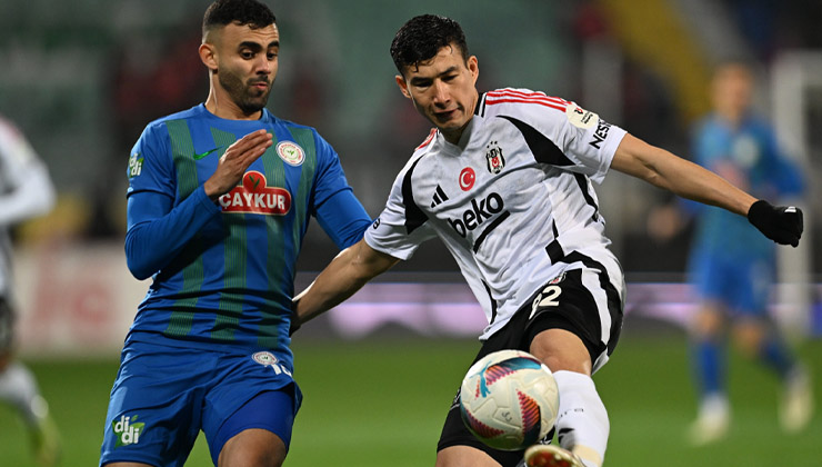 Beşiktaş deplasmanda Çaykur Rizespor ile berabere kaldı