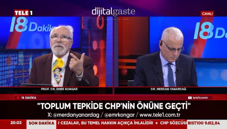 Prof. Dr. Emre Kongar: “İş bu hâle gelmeden CHP keşke uyansaydı”
