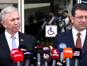 Ekrem İmamoğlu, Ankara’da Mansur Yavaş ile buluştu