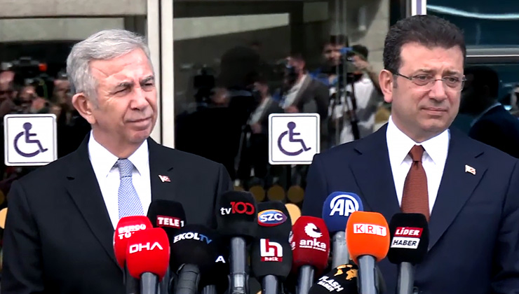 Ekrem İmamoğlu, Ankara’da Mansur Yavaş ile buluştu