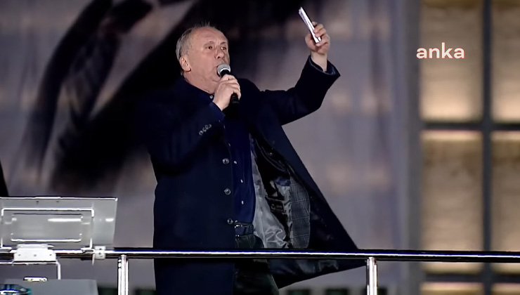 Muharrem İnce, Saraçhane’den seslendi: Erdoğan’ın derdi memleket değil, koltuğudur!