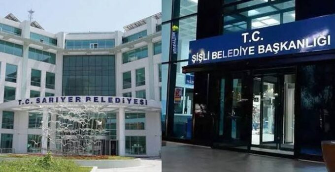 Sarıyer ve Şişli Belediyesi’ne operasyon! Çok sayıda gözaltı var