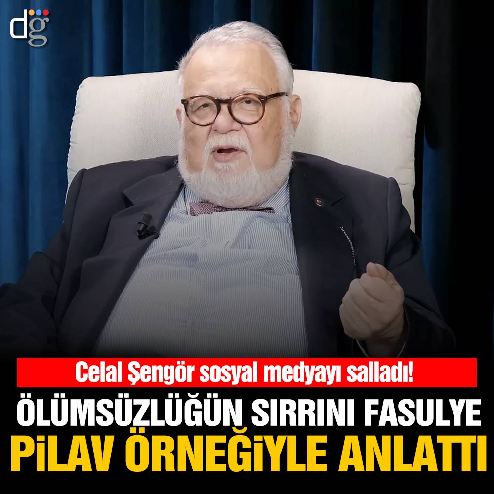 Ölümsüzlüğün sırrını kuru fasulye-pilav örneğiyle anlatan Celal Şengör gündem oldu