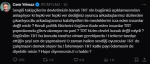 Cem Yilmazdan Aybuke Pusat kararina tepki