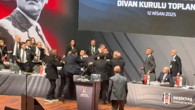 Beşiktaş Divan Kurulu’nda yumruklar havada uçuştu! Ortalık karıştı