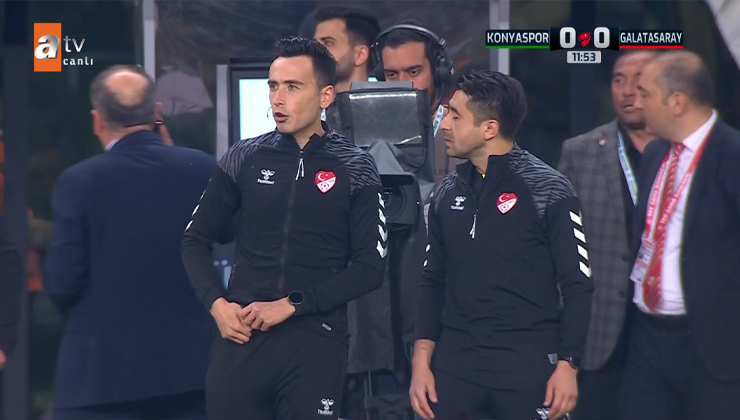 Konyaspor-Galatasaray maçında hakem krizi: Hastaneye kaldırıldı!
