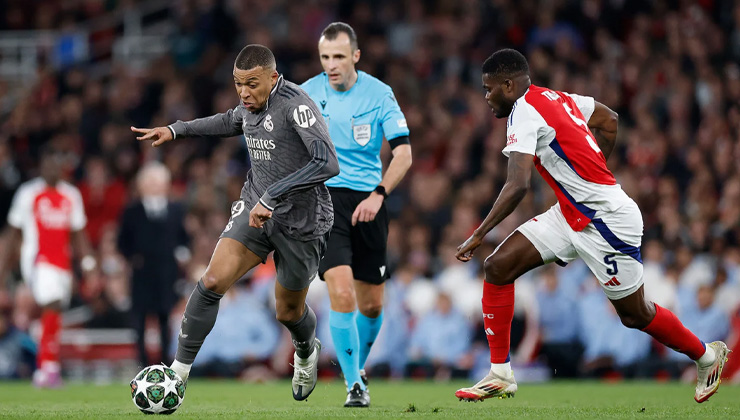 Devler Ligi sefiri Real Madrid, Arsenal’den büyük darbe aldı