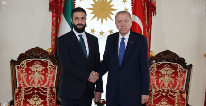 Cumhurbaşkanı Erdoğan, Suriye Cumhurbaşkanı Şara ile görüştü