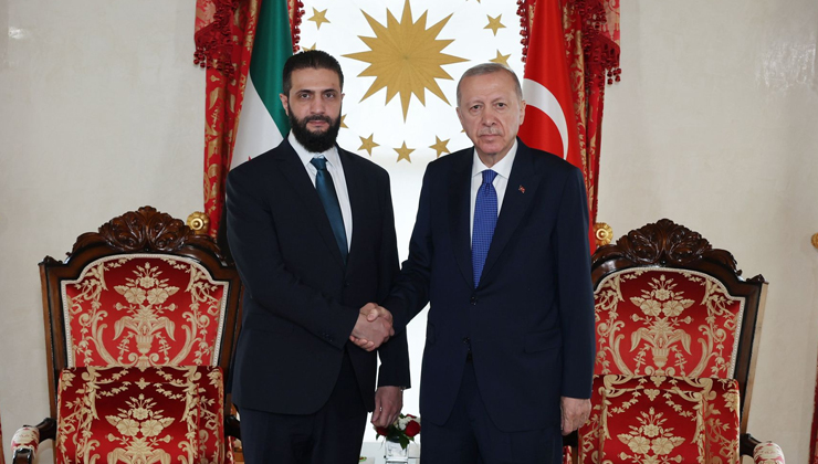 Cumhurbaşkanı Erdoğan, Suriye Cumhurbaşkanı Şara ile görüştü