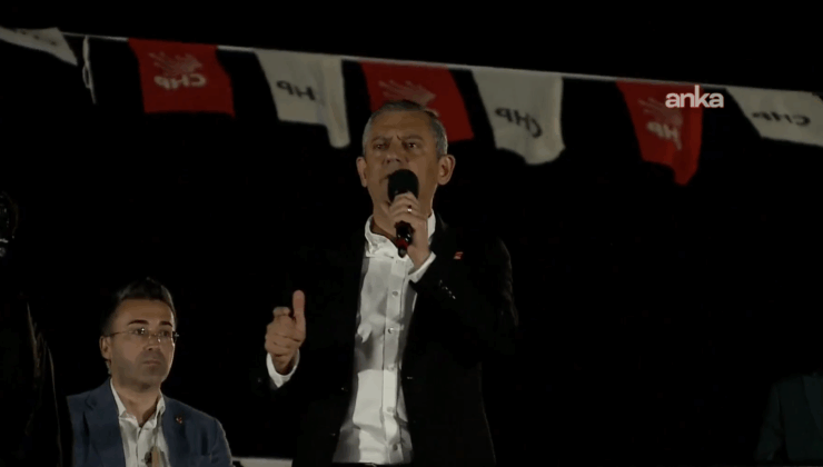 Özgür Özel, Pendik’te konuştu: Korkakların tarihte yeri yoktur!
