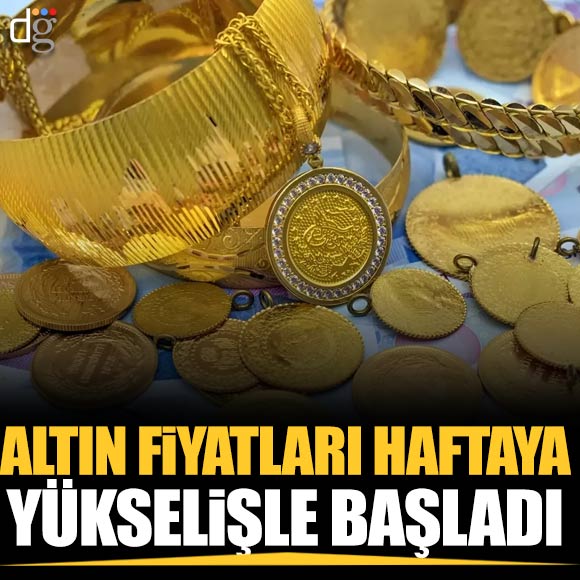 Altın fiyatları haftaya sürprizle başladı