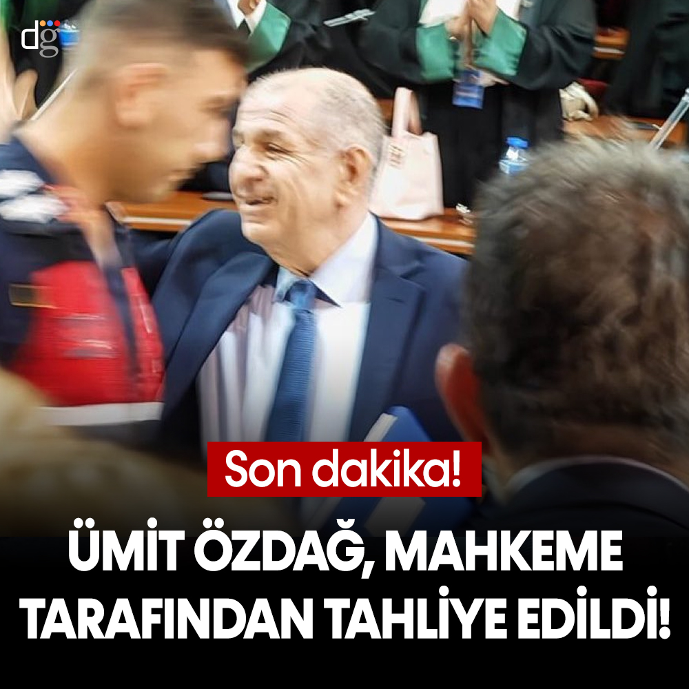 Mahkemeye çıkan Zafer Partisi lideri Ümit Özdağ, tahliye edildi!